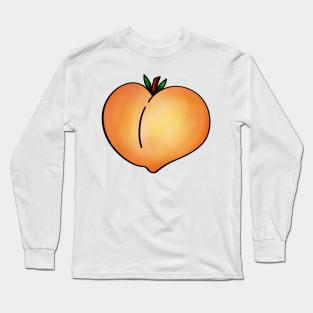 Peach Pattern Long Sleeve T-Shirt